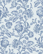 Kravet EUNICE VINE WP BOCA BLUE Wallpaper