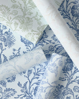 Kravet EUNICE VINE WP BOCA BLUE Wallpaper