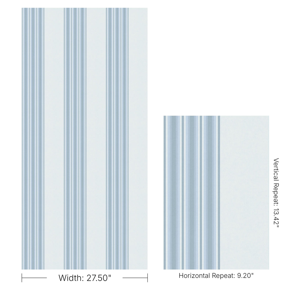 Kravet STUART STRIPE WP SEA MIST Wallpaper