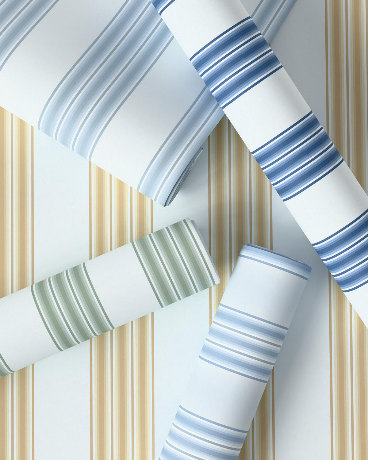 Kravet STUART STRIPE WP SEA MIST Wallpaper