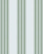 Kravet STUART STRIPE WP SURF GREEN Wallpaper