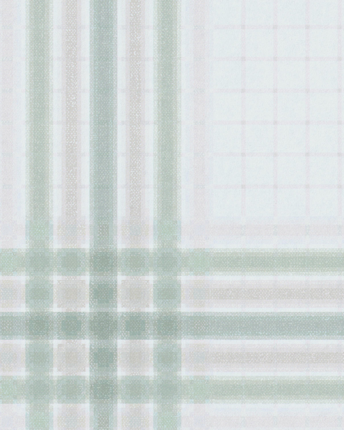 Kravet WAYLAND PLAID WP SURF GREEN Wallpaper