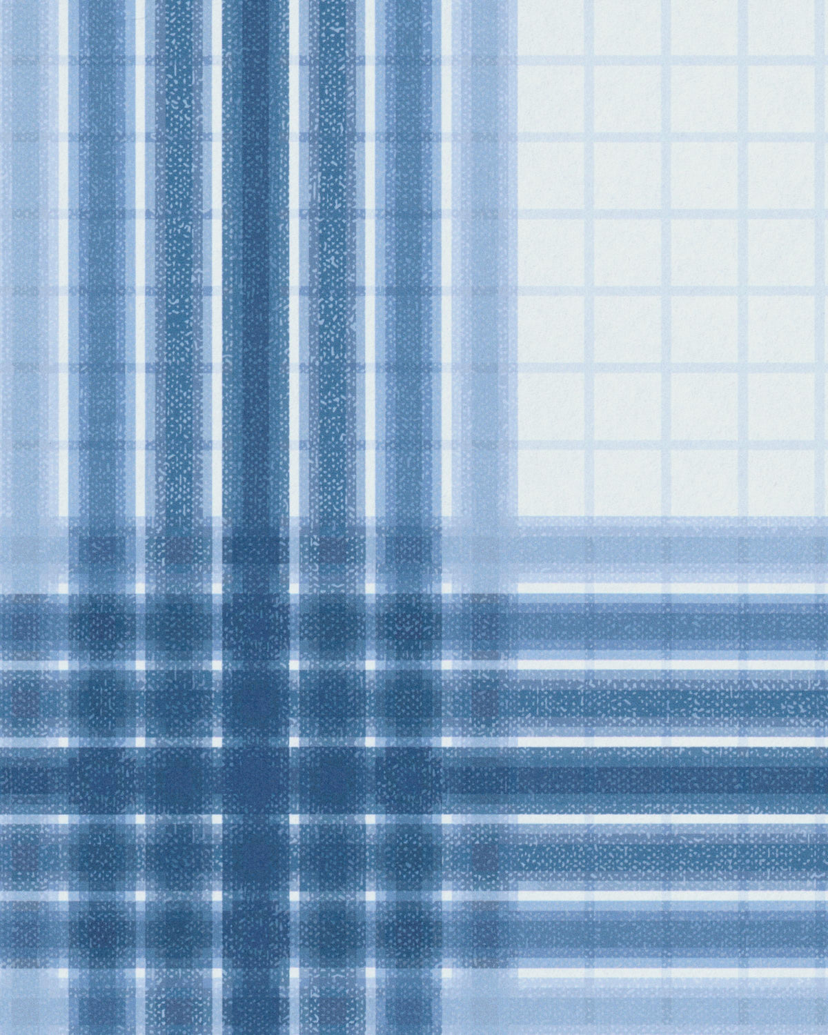 Kravet WAYLAND PLAID WP BOCA BLUE Wallpaper