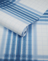 Kravet WAYLAND PLAID WP BOCA BLUE Wallpaper