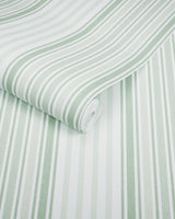 Kravet DOUGLAS STRIPE WP SURF GREEN Wallpaper