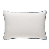 Schumacher Ivory 18" x 12" Embroidered Eagle Pillow