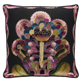 Schumacher Night 18" x 18" Le Coeur De La Fleur Pillow