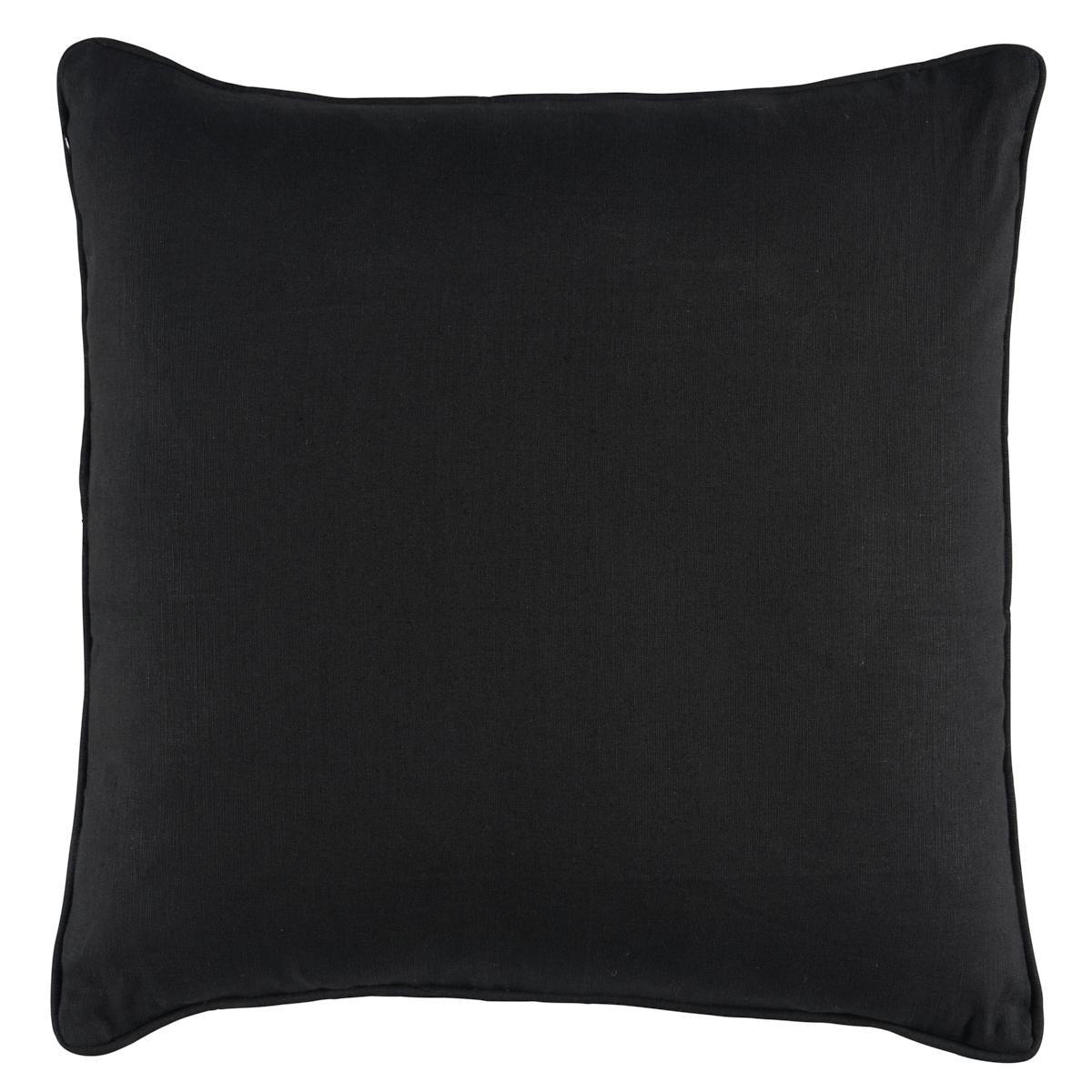 Schumacher Night 18" x 18" Le Coeur De La Fleur Pillow