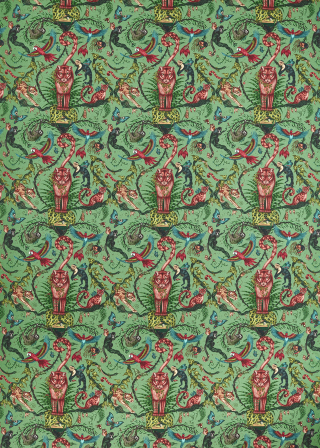 Clarke & Clarke BOSQUE DREAMS AQUAMARINE Fabric