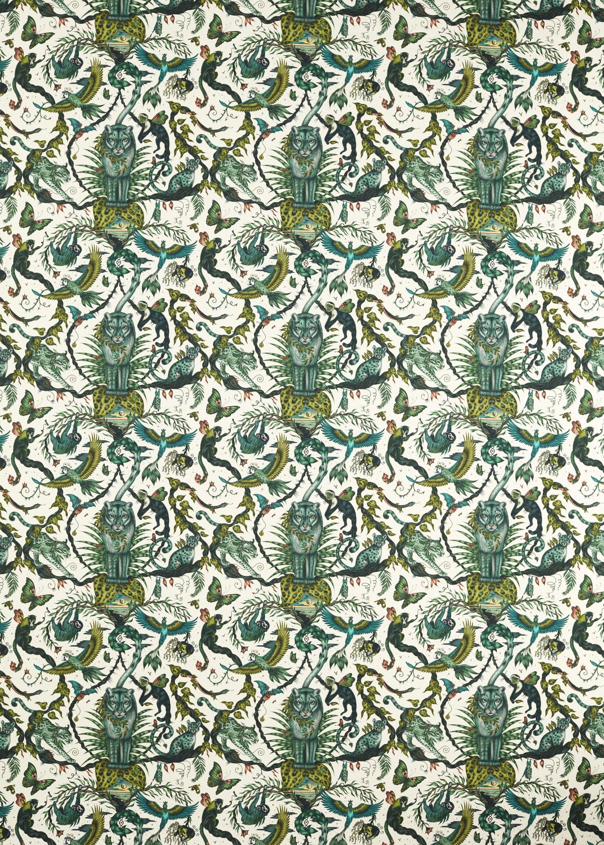 Clarke & Clarke BOSQUE DREAMS JUNGLE Fabric