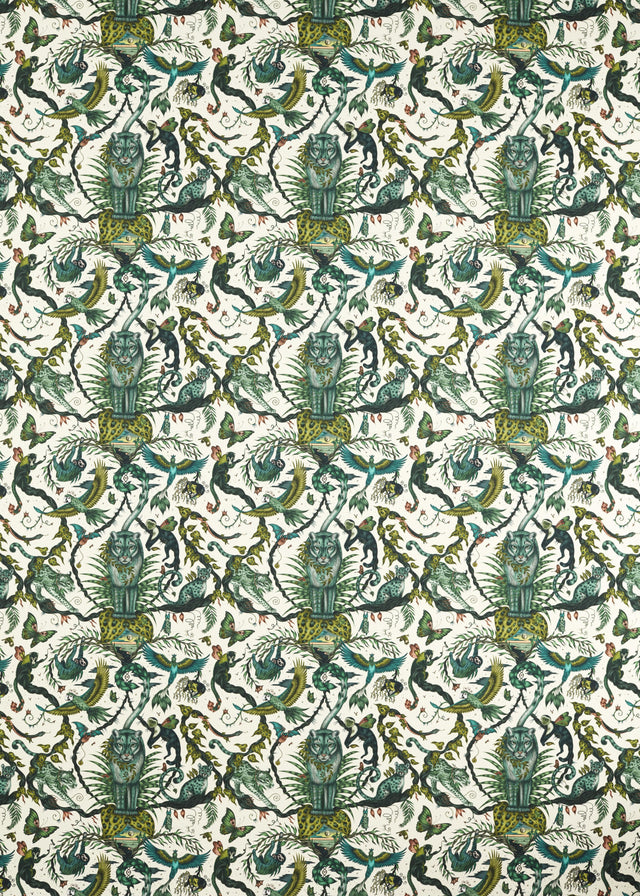 Clarke & Clarke BOSQUE DREAMS JUNGLE Fabric