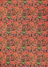 Clarke & Clarke BOSQUE DREAMS CORAL Fabric