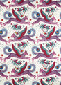Clarke & Clarke LYNX MAGENTA Fabric