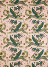 Clarke & Clarke LYNX PINK Fabric