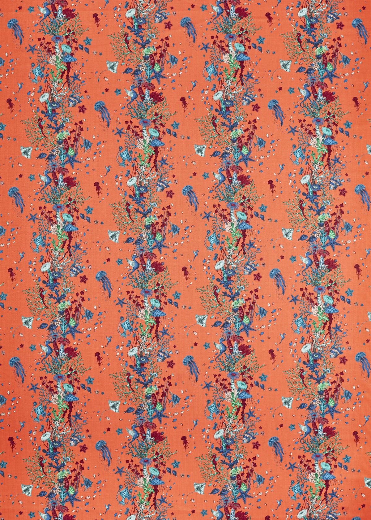 Clarke & Clarke SEAFOREST PEACH Fabric