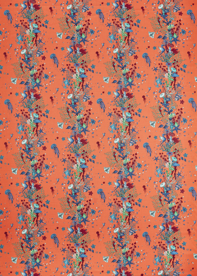 Clarke & Clarke SEAFOREST PEACH Fabric