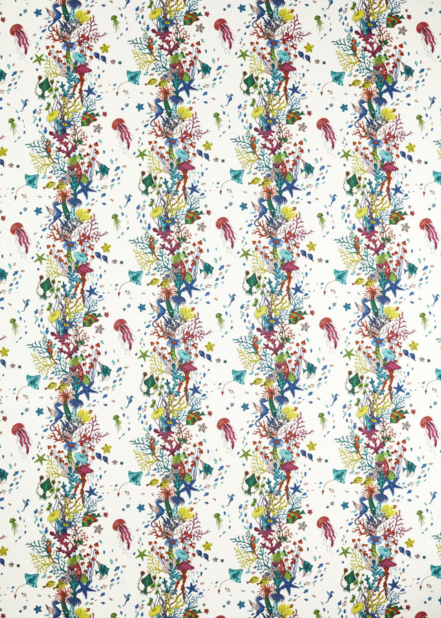 Clarke & Clarke SEAFOREST OUTDOOR MULTI Fabric