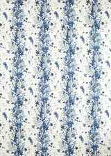 Clarke & Clarke SEAFOREST BLUE Fabric