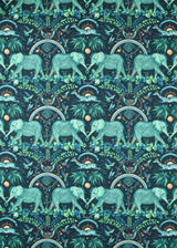 Clarke & Clarke ZAMBEZI TEAL Fabric