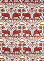 Clarke & Clarke ZAMBEZI FLAME Fabric