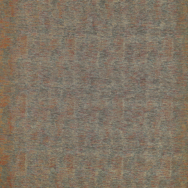Clarke & Clarke ZOCALO CINNAMON/TEAL Upholstery Fabric