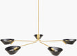 Surya Valenne VLNE-002 63"L x 63"W x 9"H Ceiling Lighting