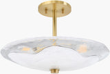 Surya Velure VLRE-001 16"L x 16"W x 10"H Ceiling Lighting