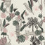 York Tadoba Pink Jaguar Grove Wallpaper