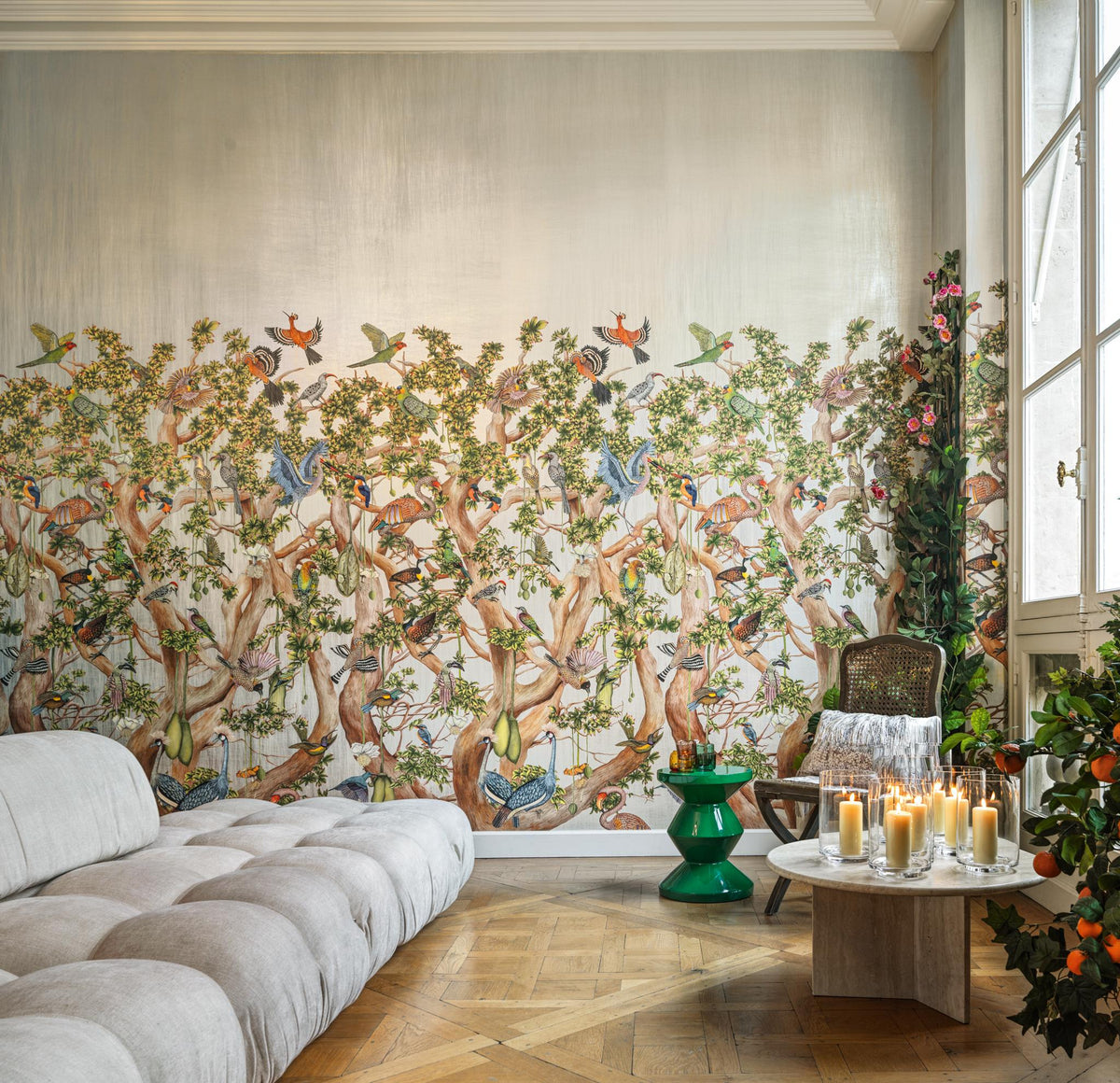Cole & Son TREE OF LIFE PLATINUM Wallpaper