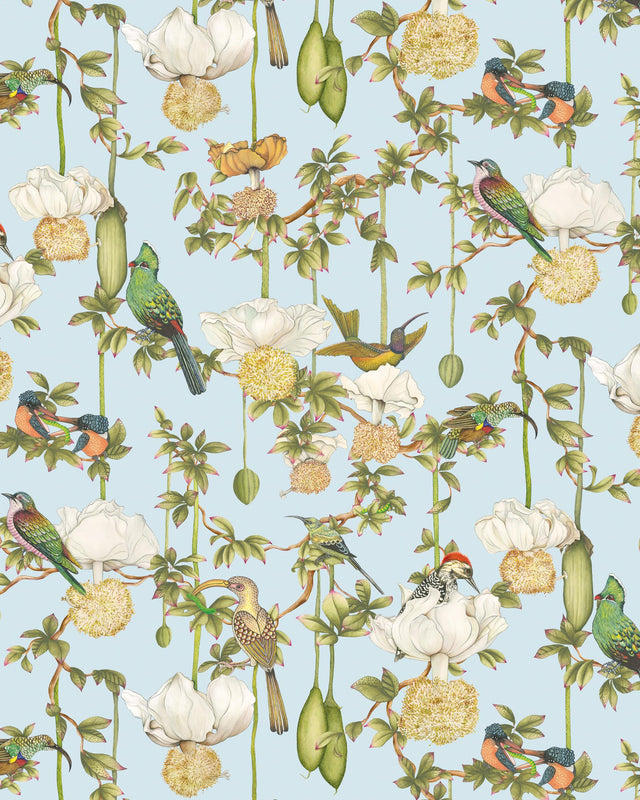 Cole & Son BAOBAB BOTANICA SKY BLUE Wallpaper