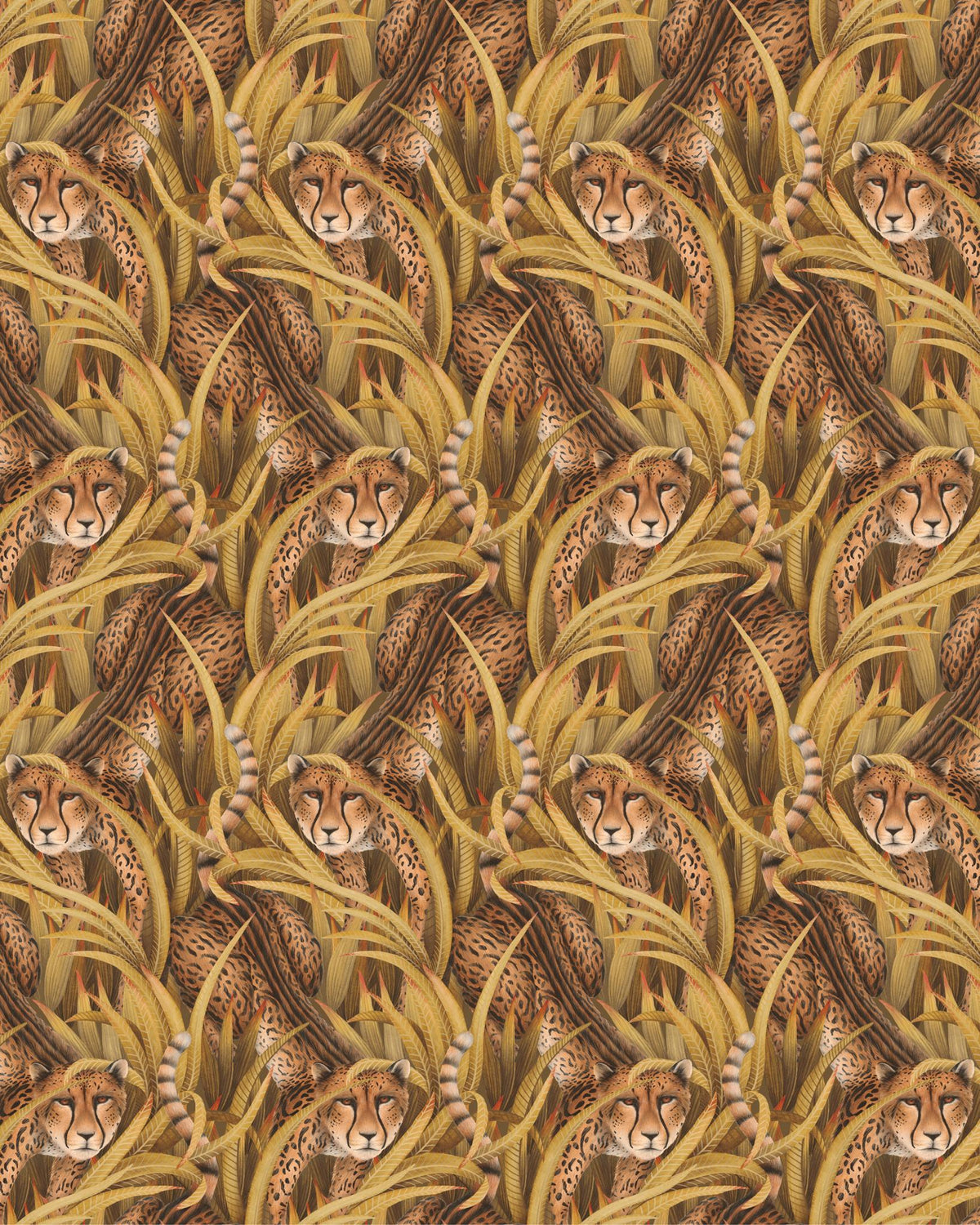 Cole & Son CHEETAH PROWL BRONZE Wallpaper