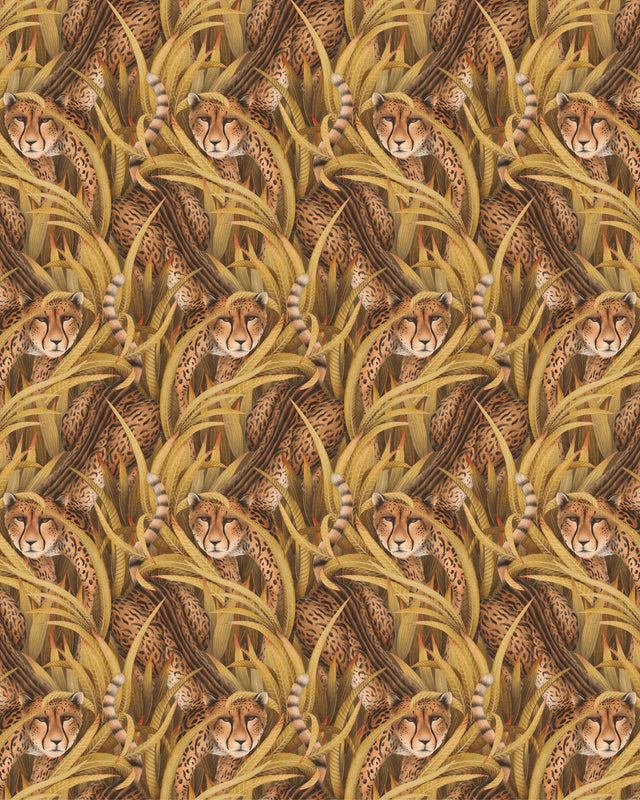 Cole & Son CHEETAH PROWL BRONZE Wallpaper