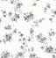 York Festival Floral Charcoal Trailing Wallpaper