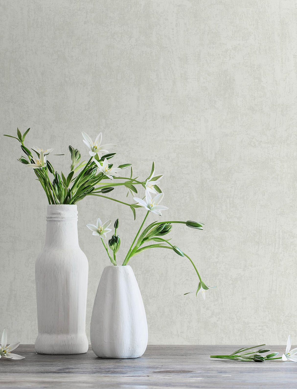 York Abram Aqua Distressed Wallpaper