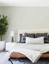 York Abram Aqua Distressed Wallpaper