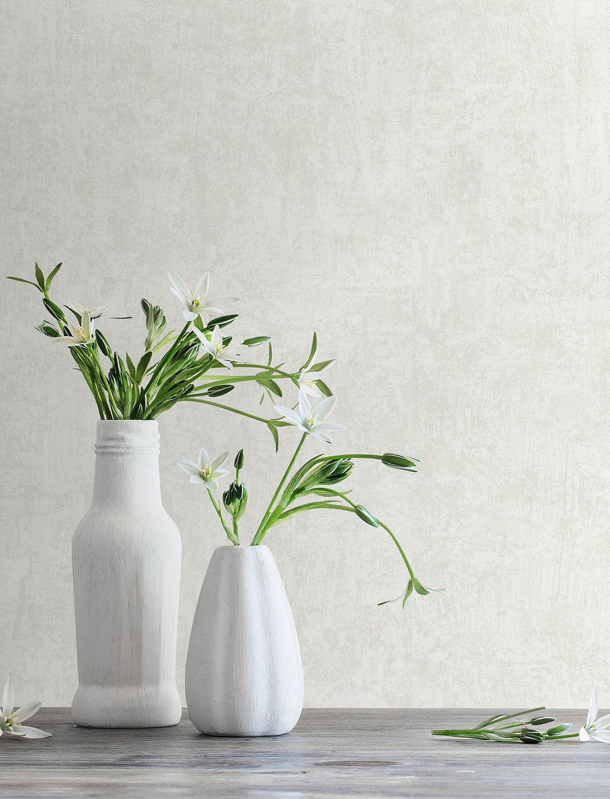 York Abram Dove Distressed Wallpaper