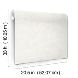 York Abram Dove Distressed Wallpaper