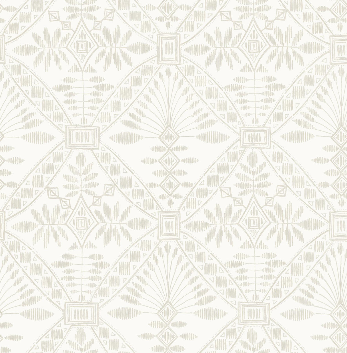 York Emmarie Light Grey Geometric Wallpaper