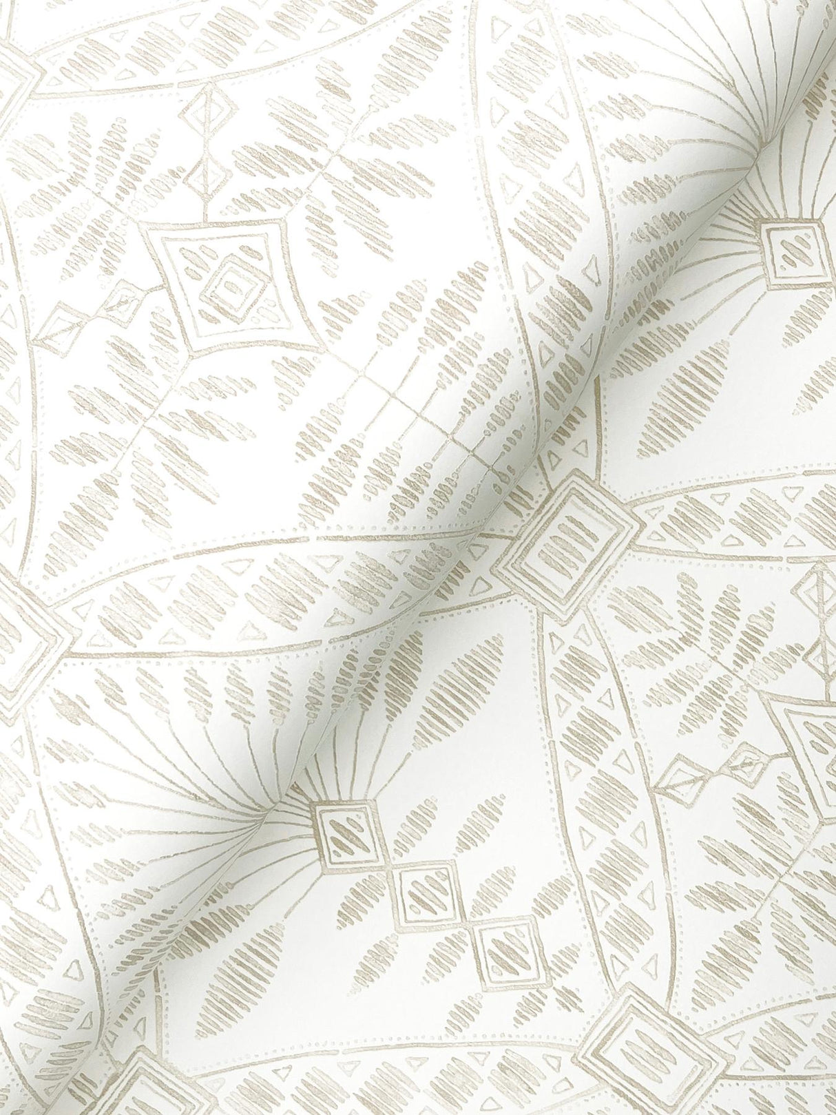 York Emmarie Light Grey Geometric Wallpaper
