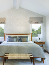 York Emmarie Light Grey Geometric Wallpaper