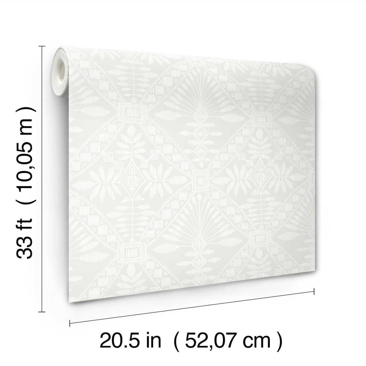 York Emmarie Grey Geometric Wallpaper