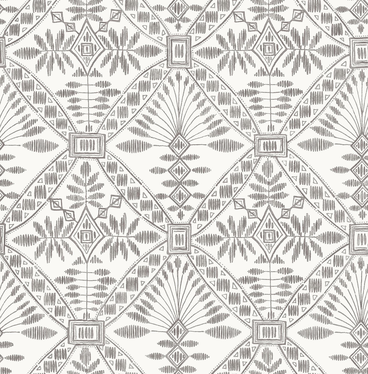 York Emmarie Black Geometric Wallpaper