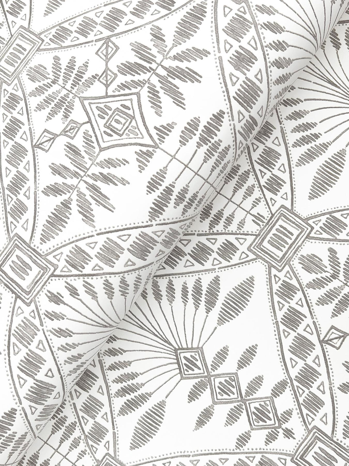 York Emmarie Black Geometric Wallpaper