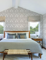 York Emmarie Black Geometric Wallpaper
