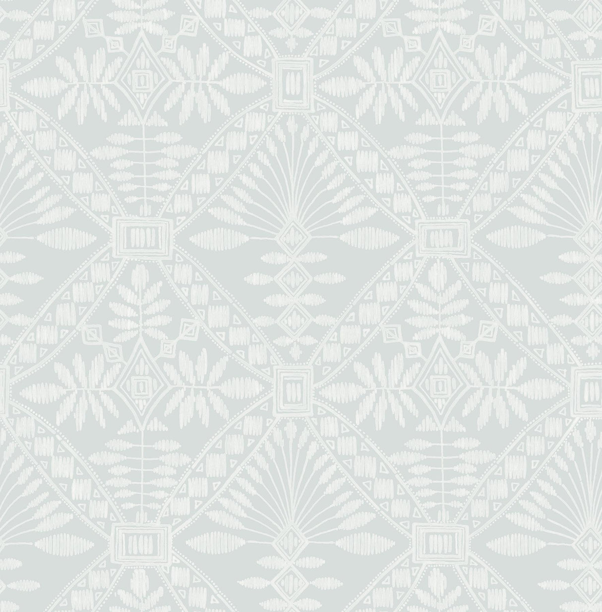 York Emmarie Light Blue Geometric Wallpaper