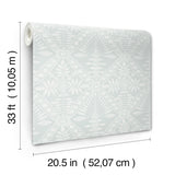 York Emmarie Light Blue Geometric Wallpaper