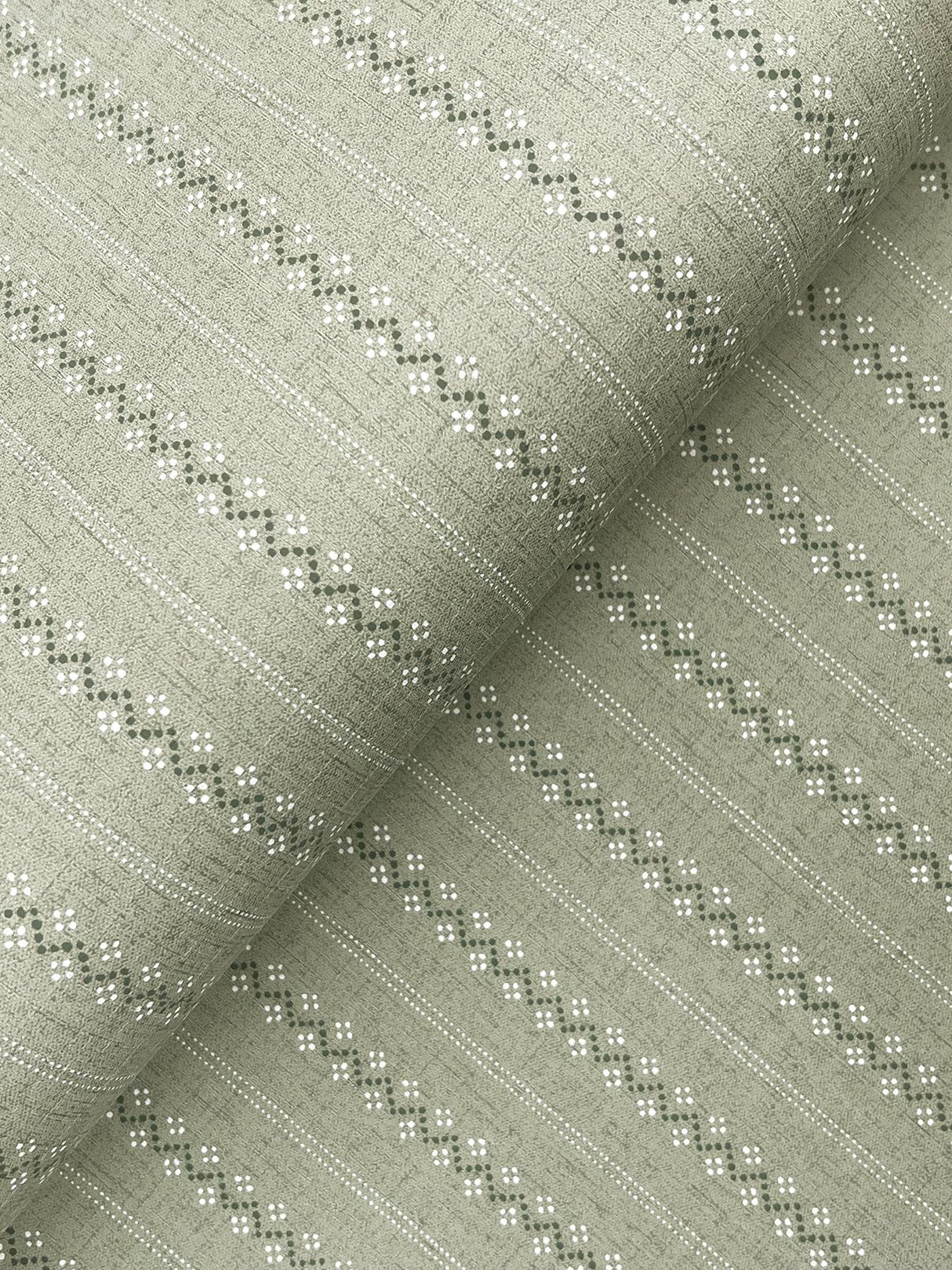 York Curtis Moss Embellished Stripe Wallpaper