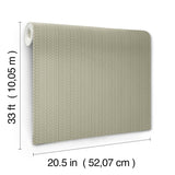 York Curtis Moss Embellished Stripe Wallpaper