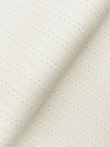 York Curtis Beige Embellished Stripe Wallpaper
