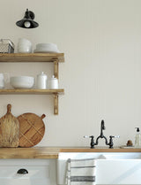 York Curtis Khaki Embellished Stripe Wallpaper